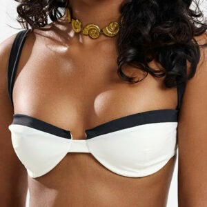 Amaïa top white & black